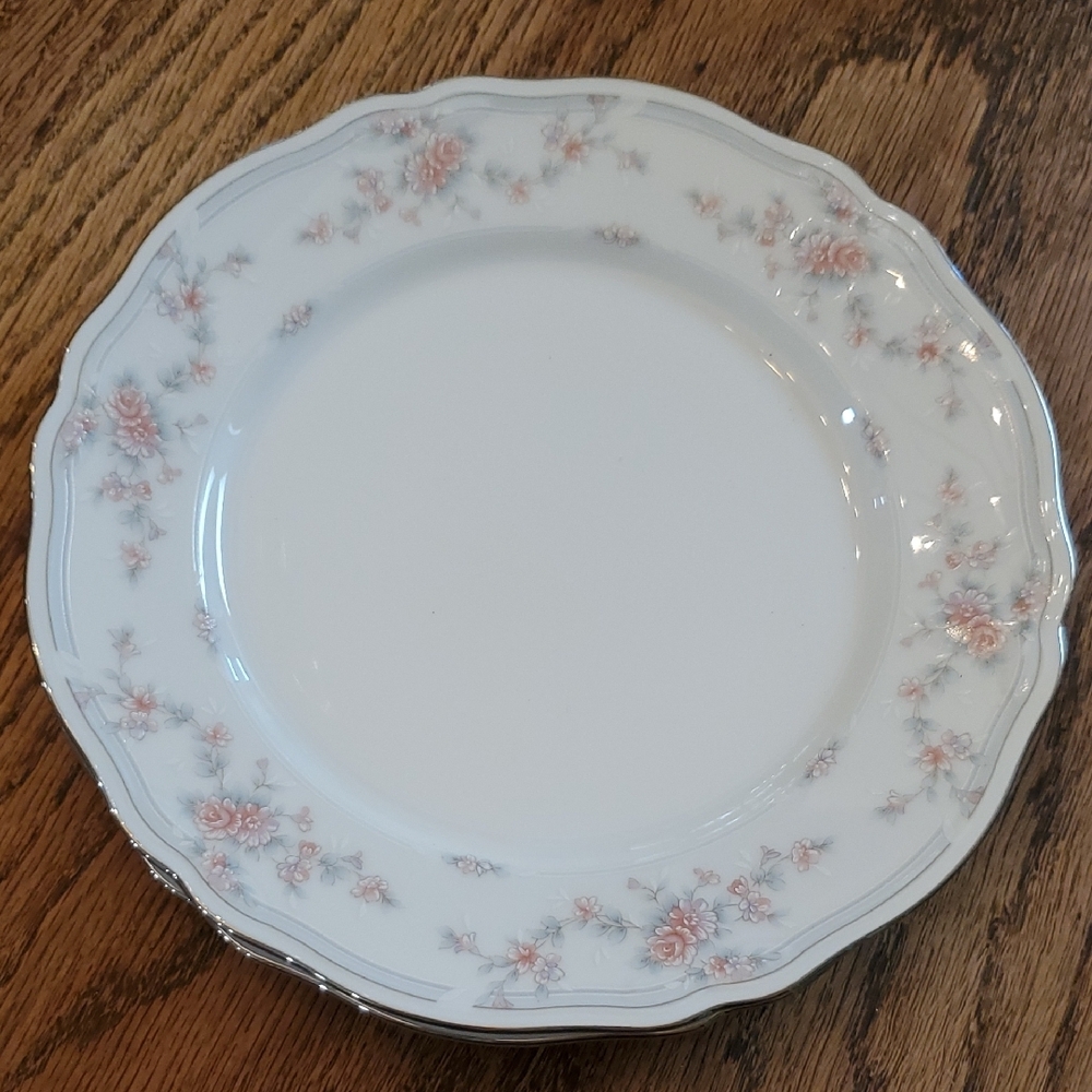 Pair Of Noritake Oakmont Salad Plates